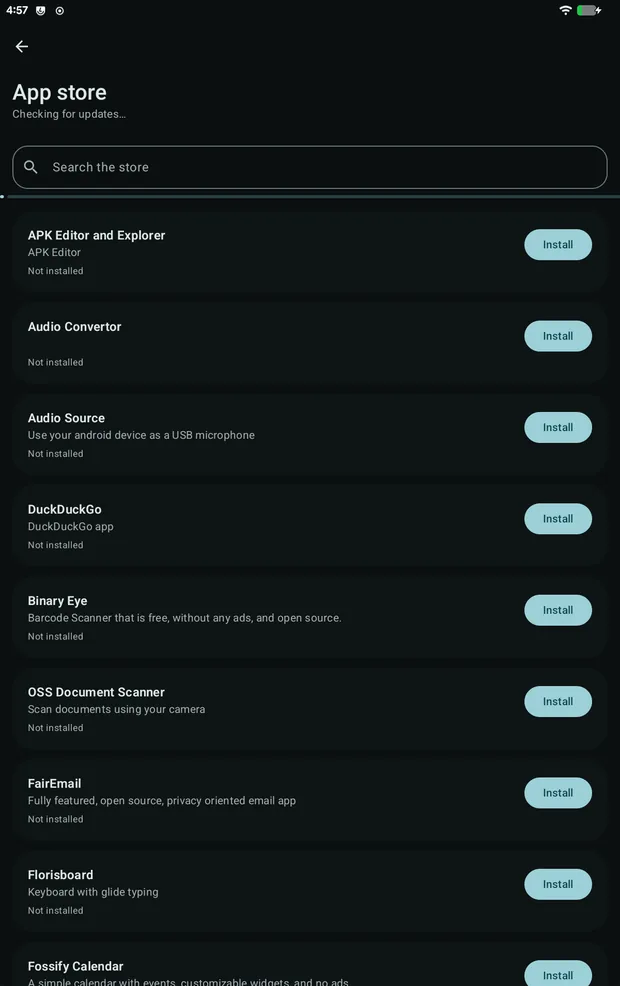 eGate app store